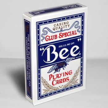 BEE Playing Cards bee blue front enl 1