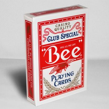 BEE Playing Cards bee red front enl